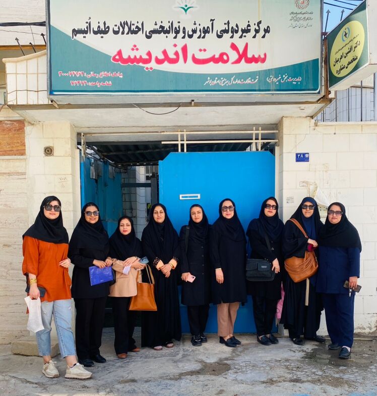 بازدید علمی دانشجویان تربیت مربی پیش‌دبستان از مرکز کودکان اوتیسم سلامت اندیشه